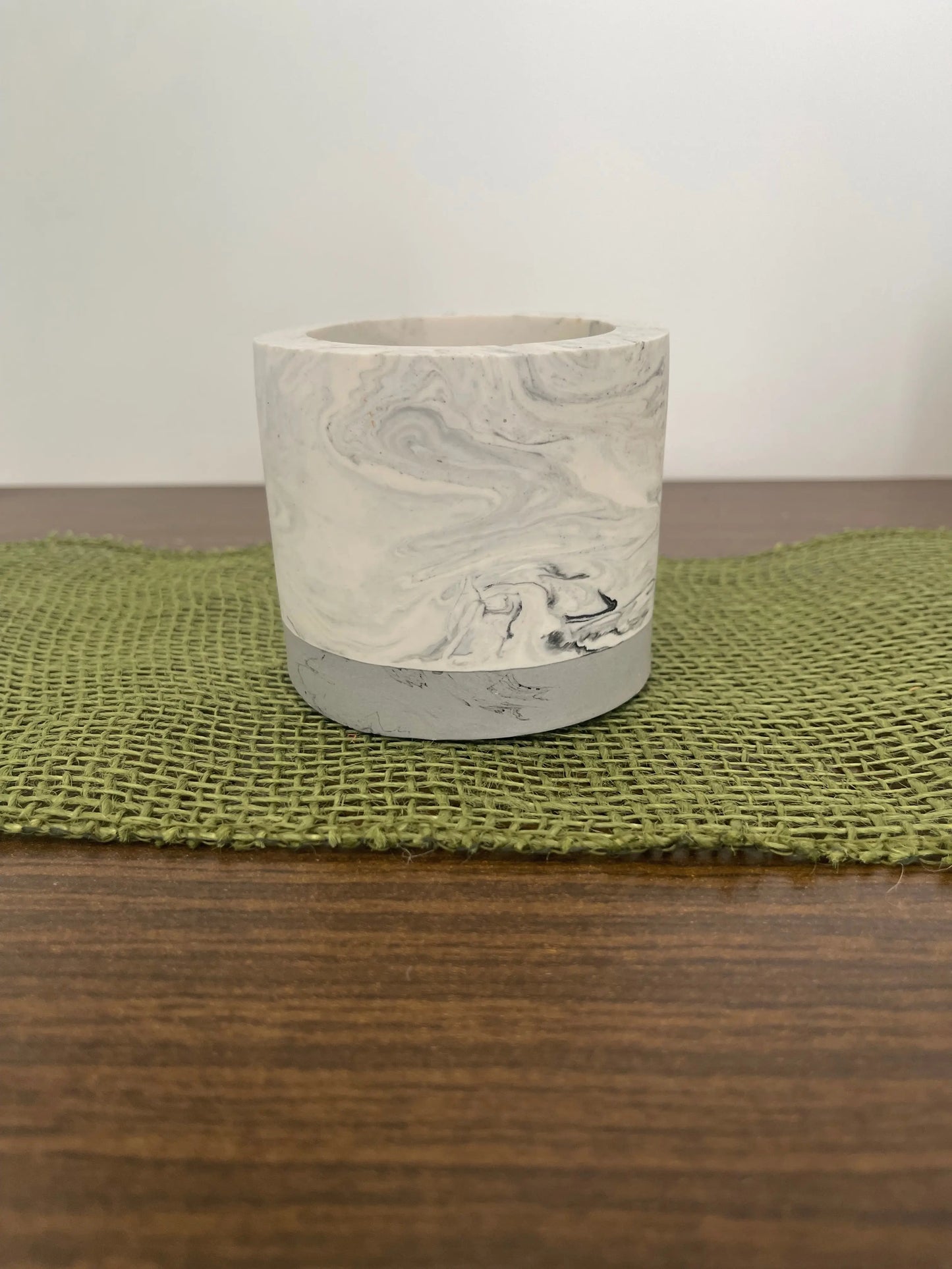 Pot à cotons tiges "Lily" - déco artisanale française France