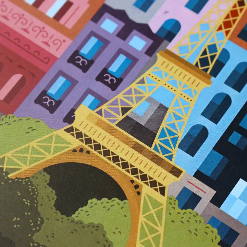 Affiche illustrée "Paris" - L'Envie Déco