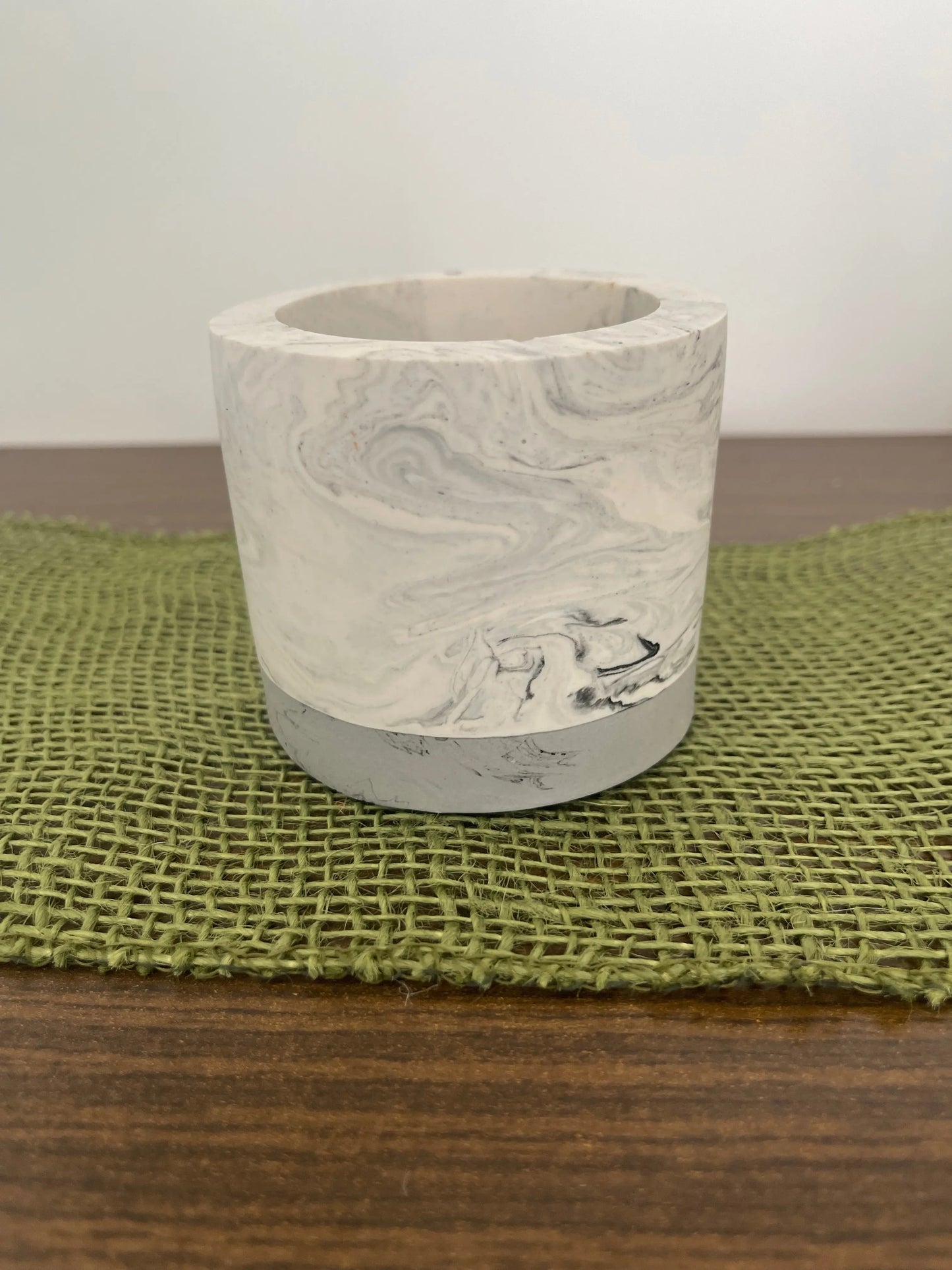 Pot à cotons tiges "Lily" - déco artisanale française France
