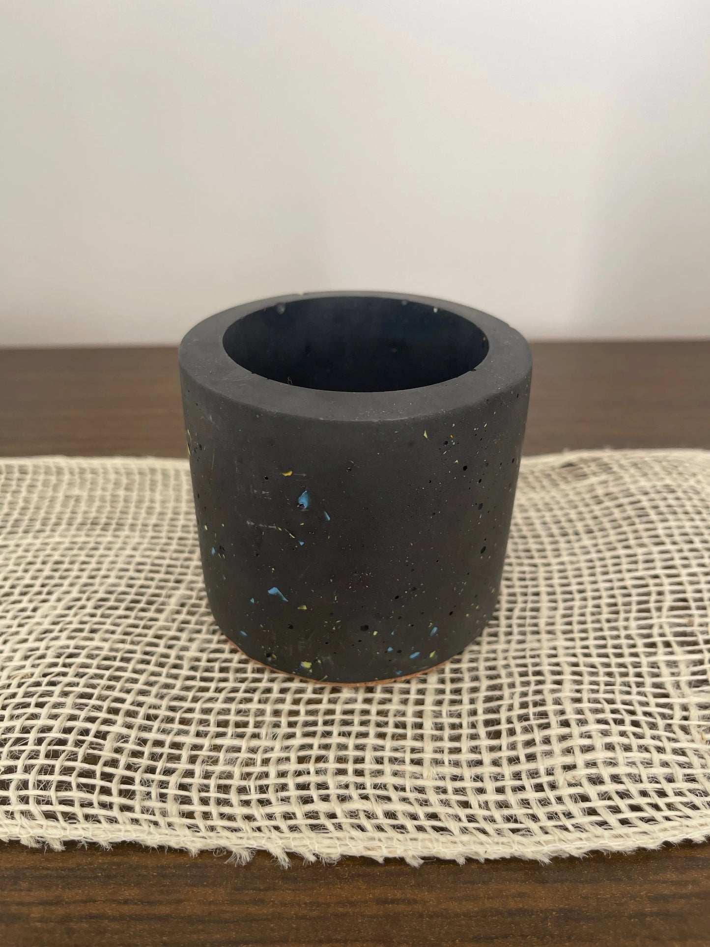 Pot à cotons tiges "Lily" - déco artisanale française France