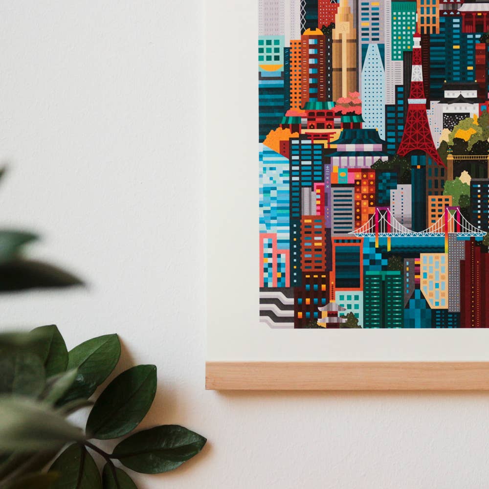 Affiche illustrée "Tokyo" Autriche